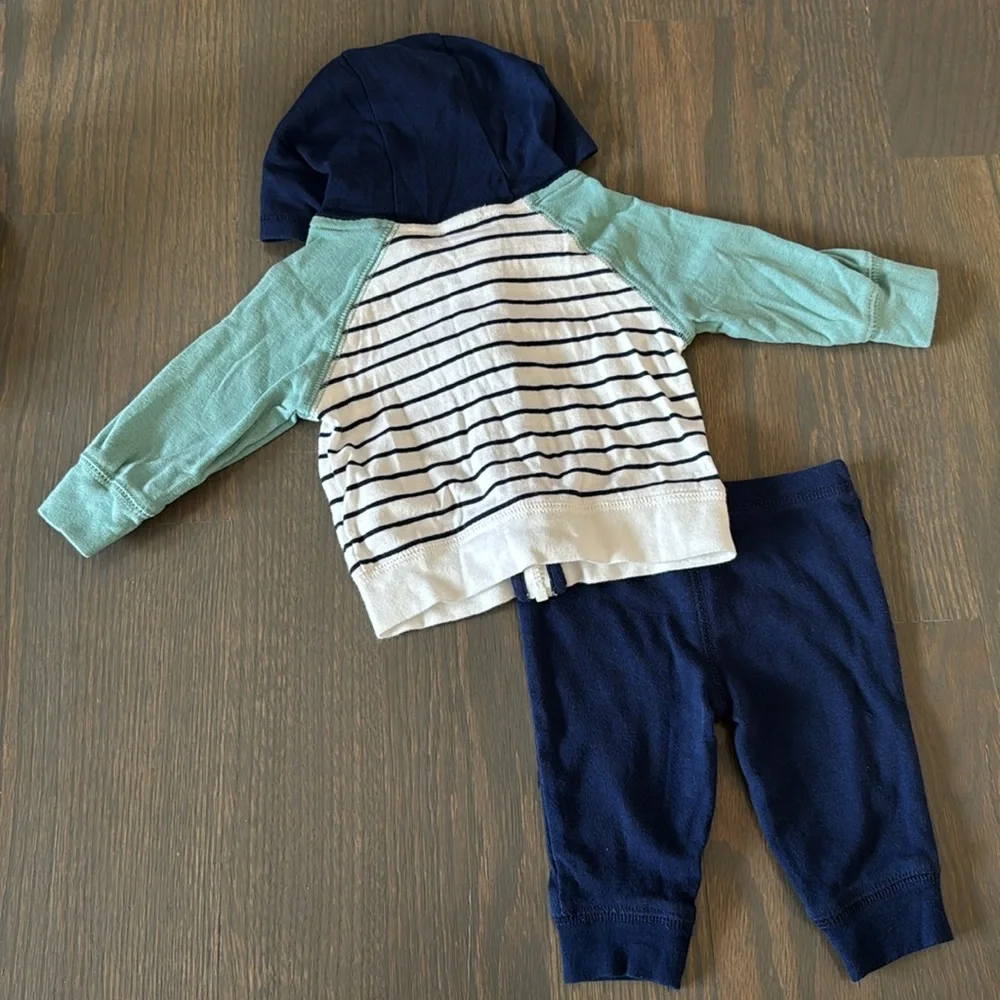Carter's 3-Piece Striped Little Jacket Set | 3 M